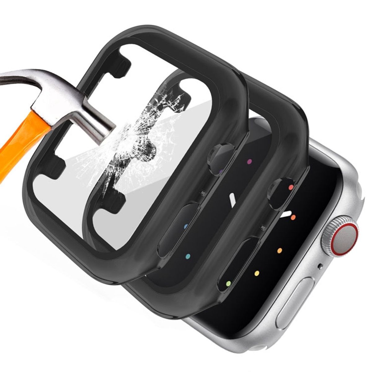 GENERICO - Carcasa Apple Watch Blanco Todas las Series 44mm