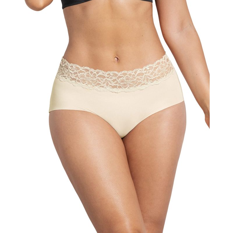 LEONISA - Panties 012960 Hipsters y Cacheteros Crema