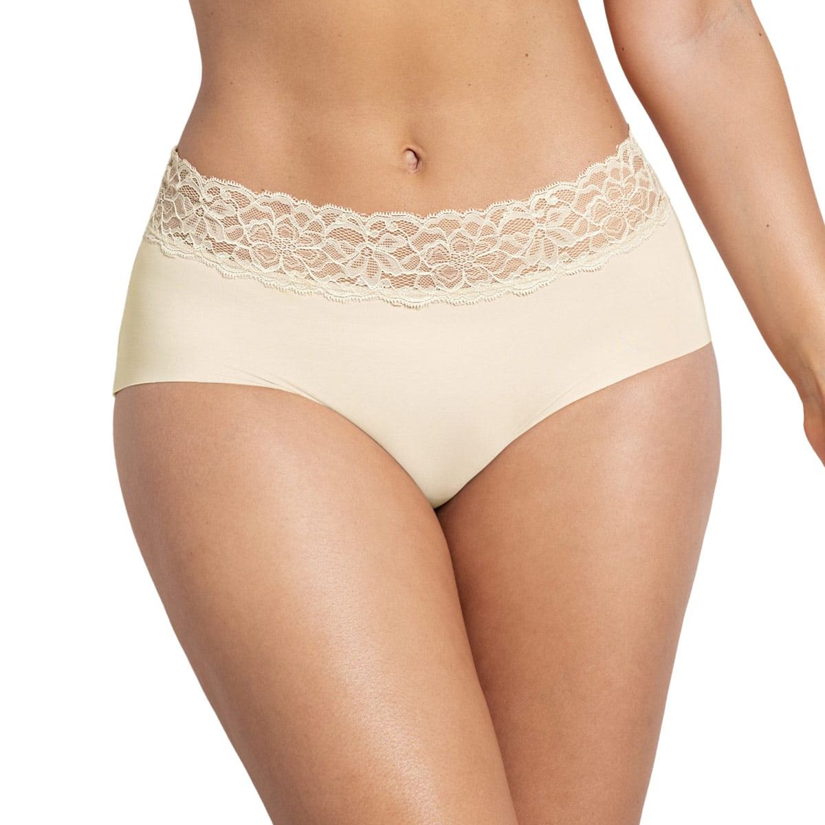 LEONISA - Panties 012960 Hipsters y Cacheteros Crema