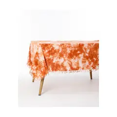 LOUNGE - Mantel 180 X 300 Cm Tie Dye Naranjo