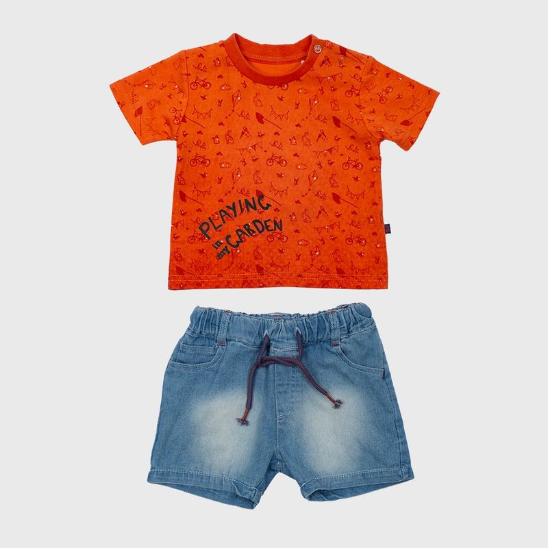 PILLIN - Conjunto Bebé Niño Denim Pillin PILLIN