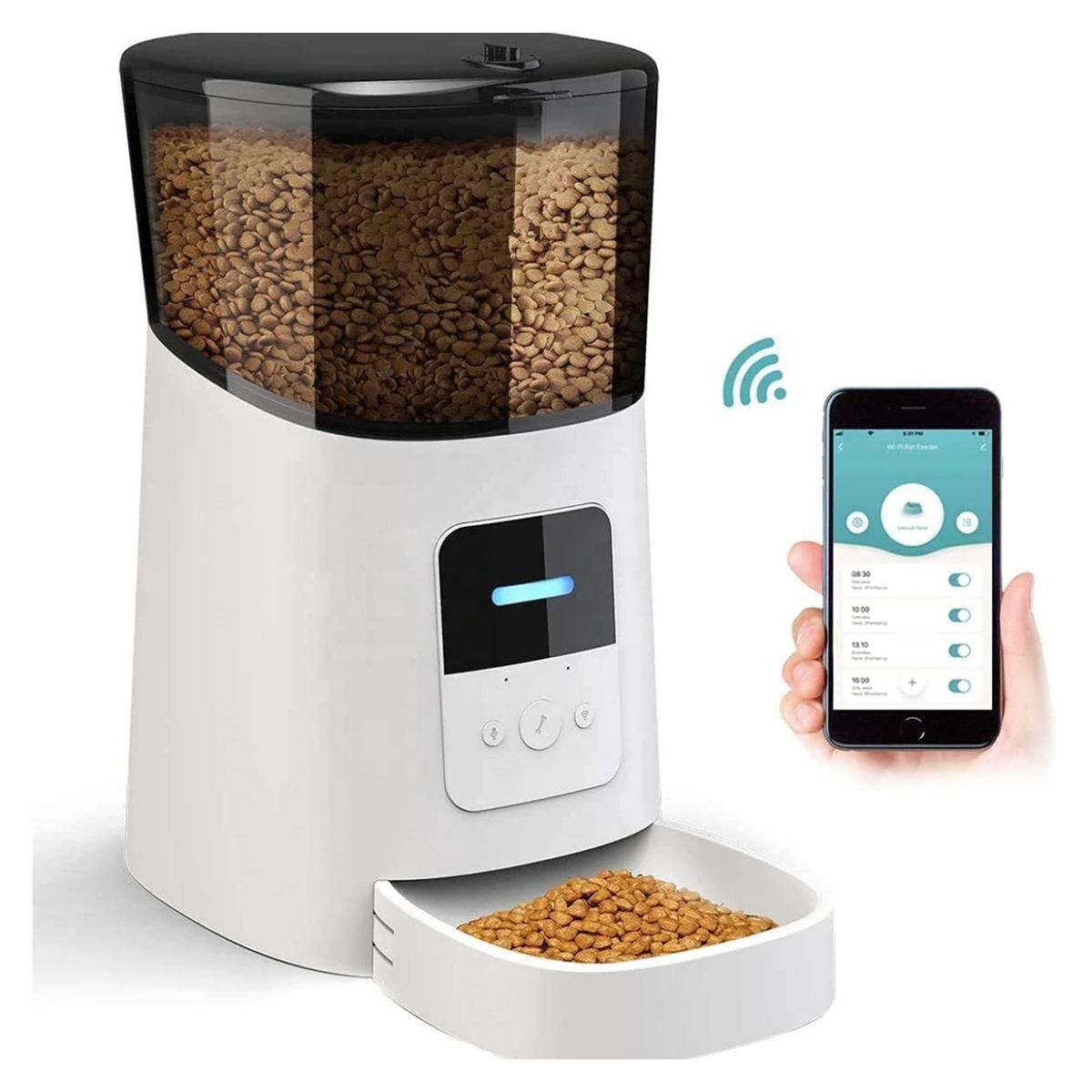 GENERICO - Alimentador Inteligente WIFI BLANCO