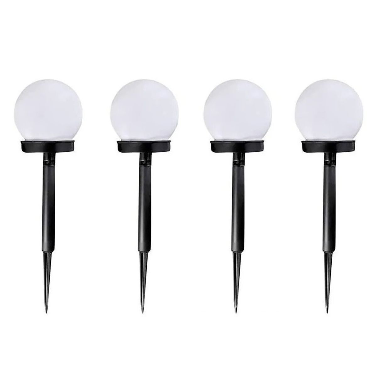 GENERICO - Pack X4 Bola Solar De Jardín Césped Impermeable