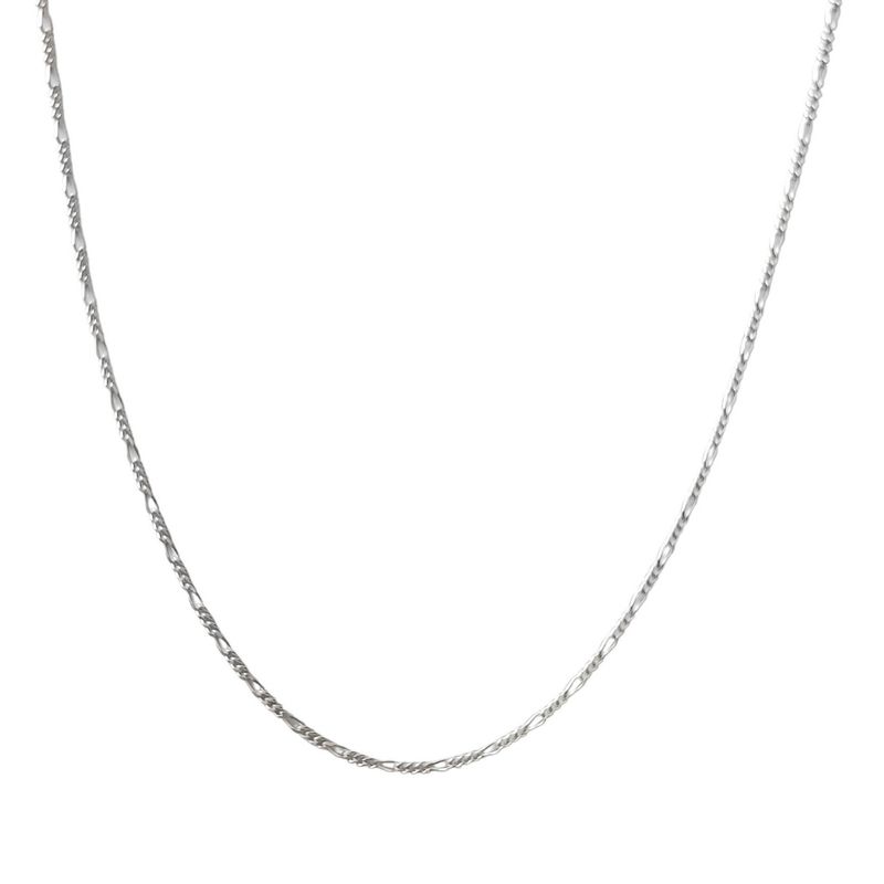 ANDREA COGGIOLA JOYAS - Cadena 3 Eslabones 45cm Plata Fina 925.
