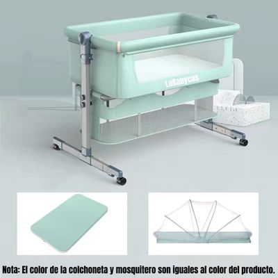 Imagen 2 del producto Cuna Colecho Bebé Con Mosquitero Verde