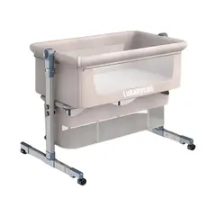 LUBABYCAS - Cuna Colecho Bebé Con Mosquitero Café