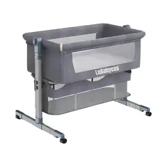 LUBABYCAS - Cuna Colecho Bebé Con Mosquitero Gris