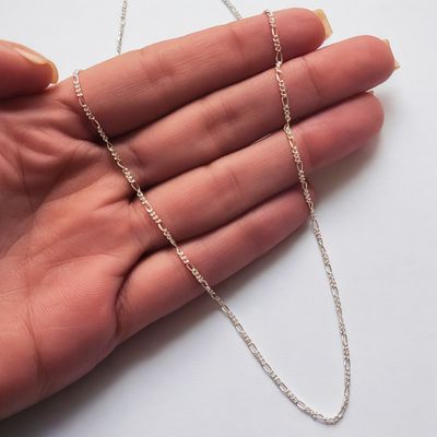 Imagen 2 del producto Cadena Eslabón Fino 45cm Plata Fina 925