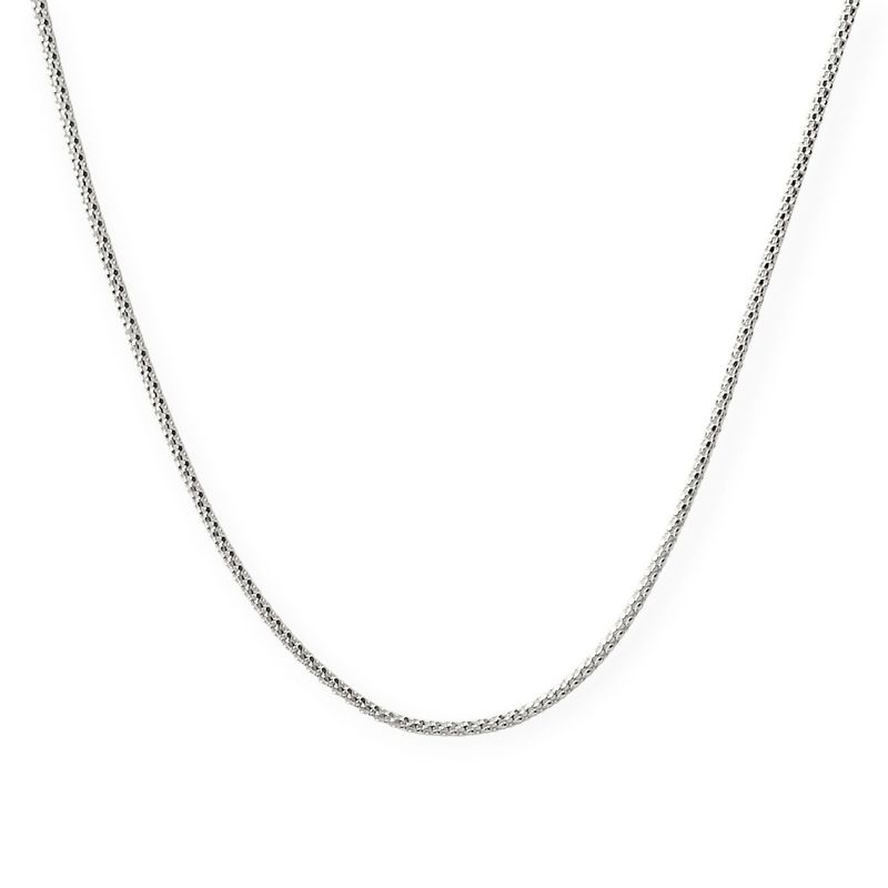ANDREA COGGIOLA JOYAS - Cadena Cordón Espuma 50cm Plata Fina 925