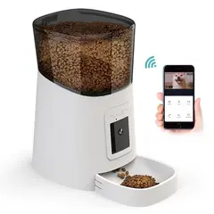 GENERICO - Alimentador Inteligente WIFI Con Cámara BLANCO
