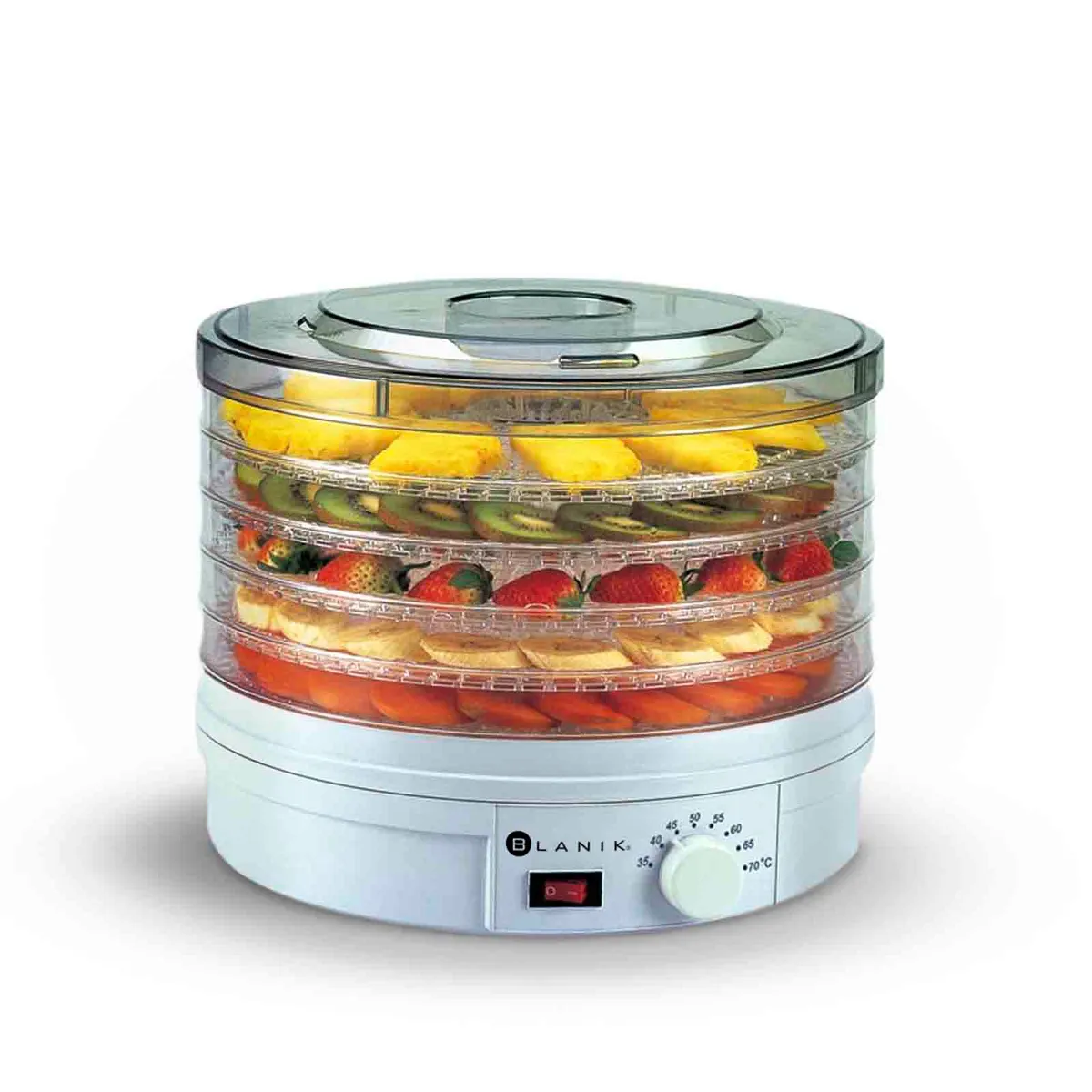 BLANIK - Deshidratador Alimentos Frutas y Verduras Blanik BDA020 5 niveles
