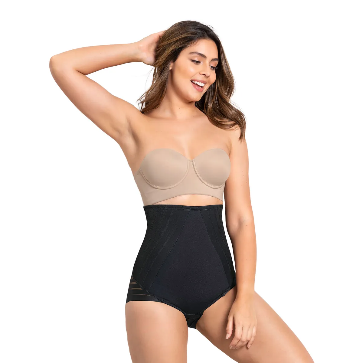 LEONISA - Fajas 012906 Panty Control Fuerte Negro