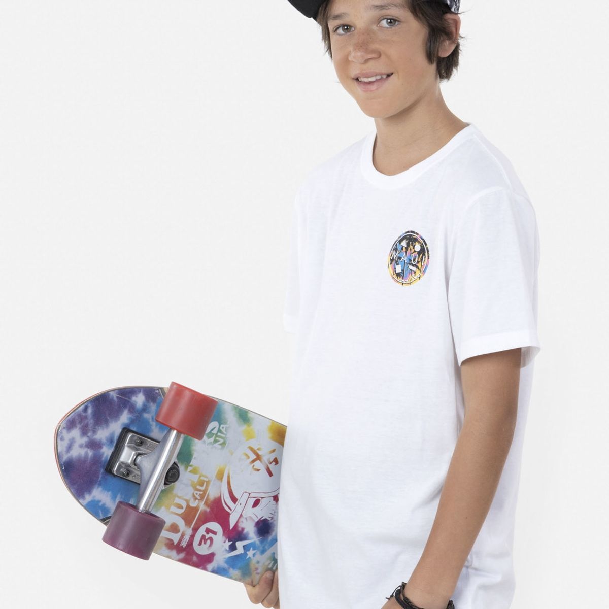 MAUI AND SONS - Polera PALM GROVE Juvenil Blanco Maui and Sons