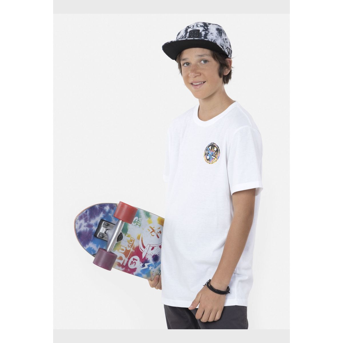 MAUI AND SONS - Polera PALM GROVE Juvenil Blanco Maui and Sons