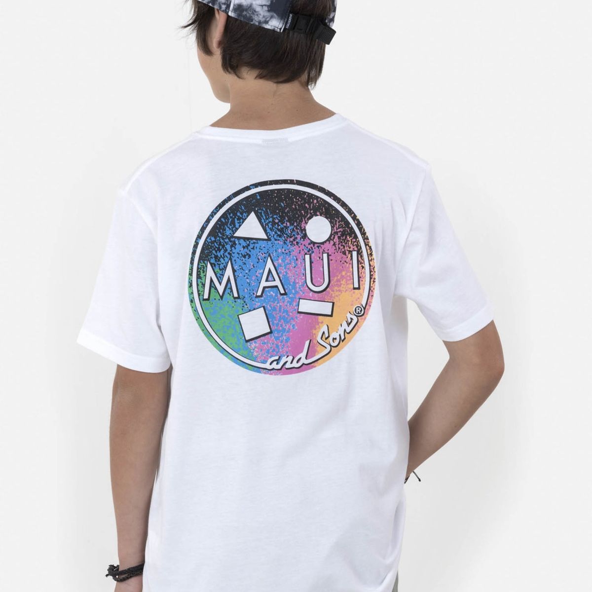 MAUI AND SONS - Polera COOKIE COLOR Juvenil Blanco Maui and Sons