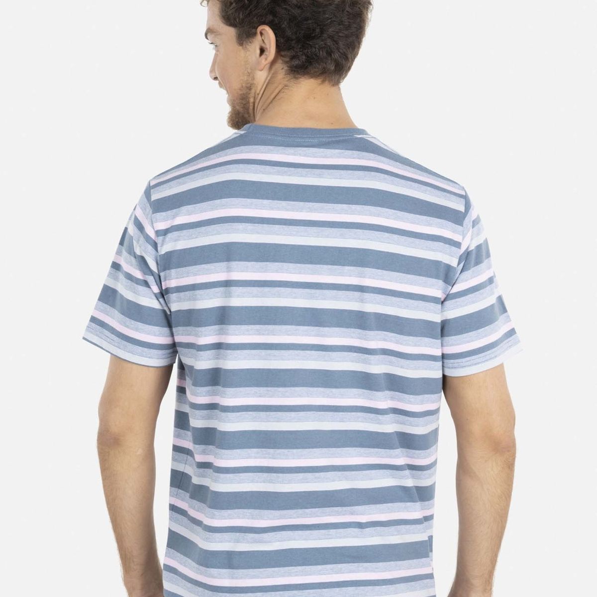 MAUI AND SONS - Polera YARN DYE Hombre Rosado Maui and Sons MAUI AND SONS