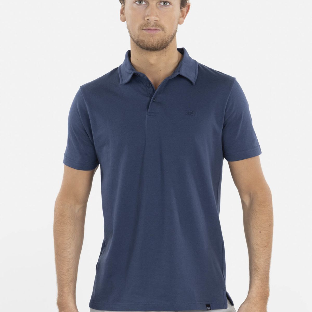 MAUI AND SONS - Polera T-SHIRT POLO Hombre Azul Maui and Sons