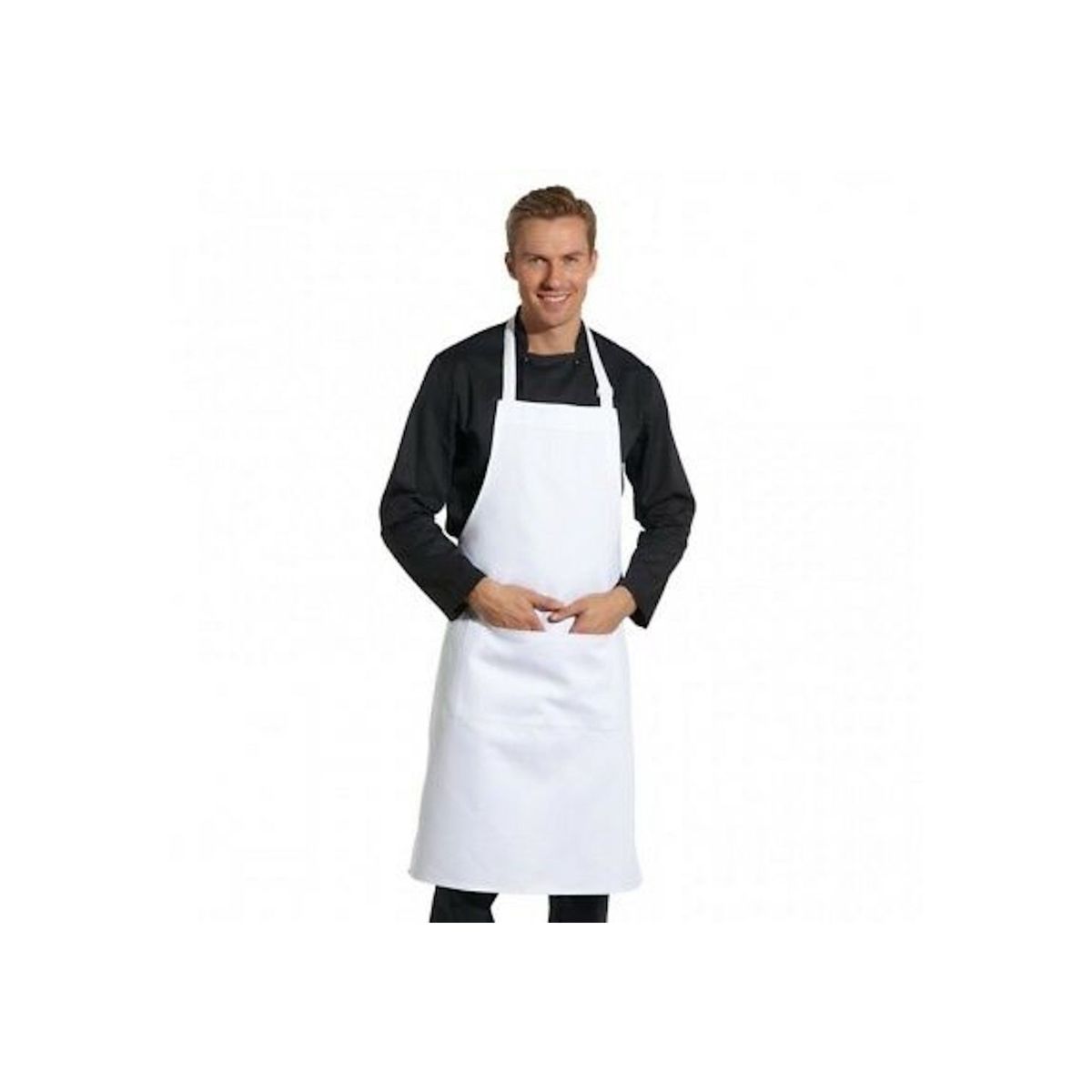 CHEF OUTFITTERS - Pack 4 Pechera Blanca Cocina Gastronomia Con Bolsillo CHEF OUTFITTERS