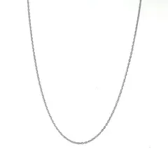 ANDREA COGGIOLA JOYAS - Cadena Eslabón 2x1mm Limada 50cm Plata Fina 925