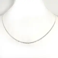 ANDREA COGGIOLA JOYAS - Cadena Plana 50cm Plata Fina 925.