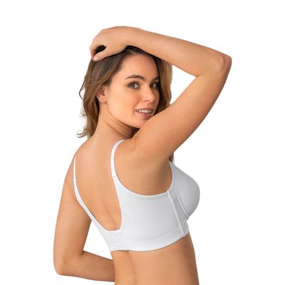 Imagen 2 del producto Sostén de realce suave y cubrimiento alto en sisa y espalda Cover Bra 011970 Blanco