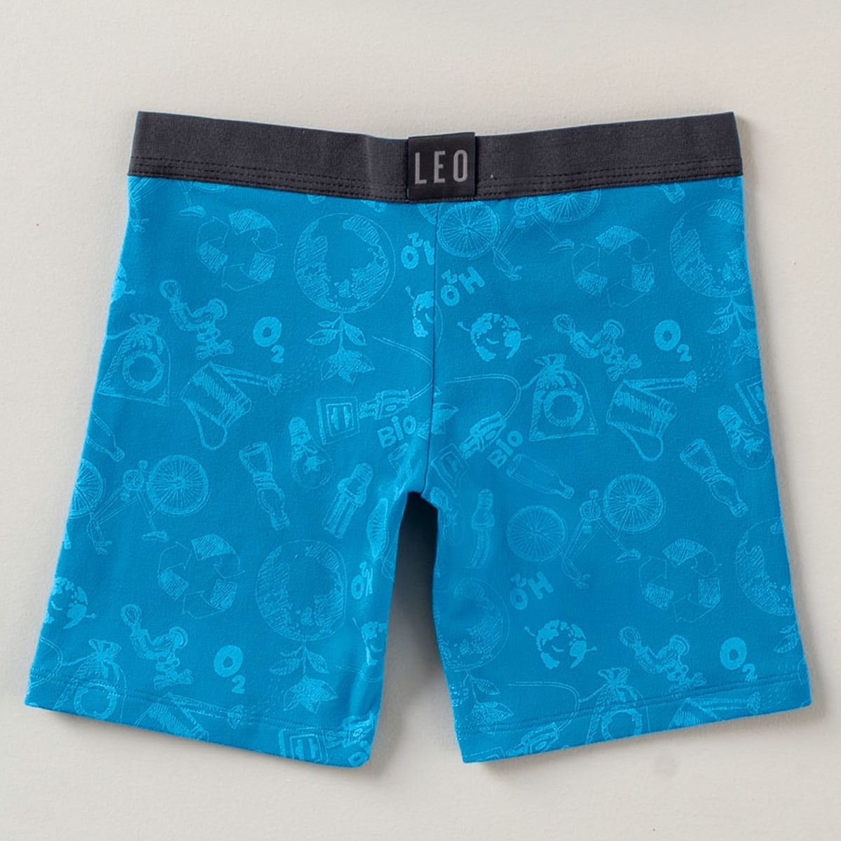 LEO - Infantil 33294X2 Bóxer niño Surtido Azul y Verde