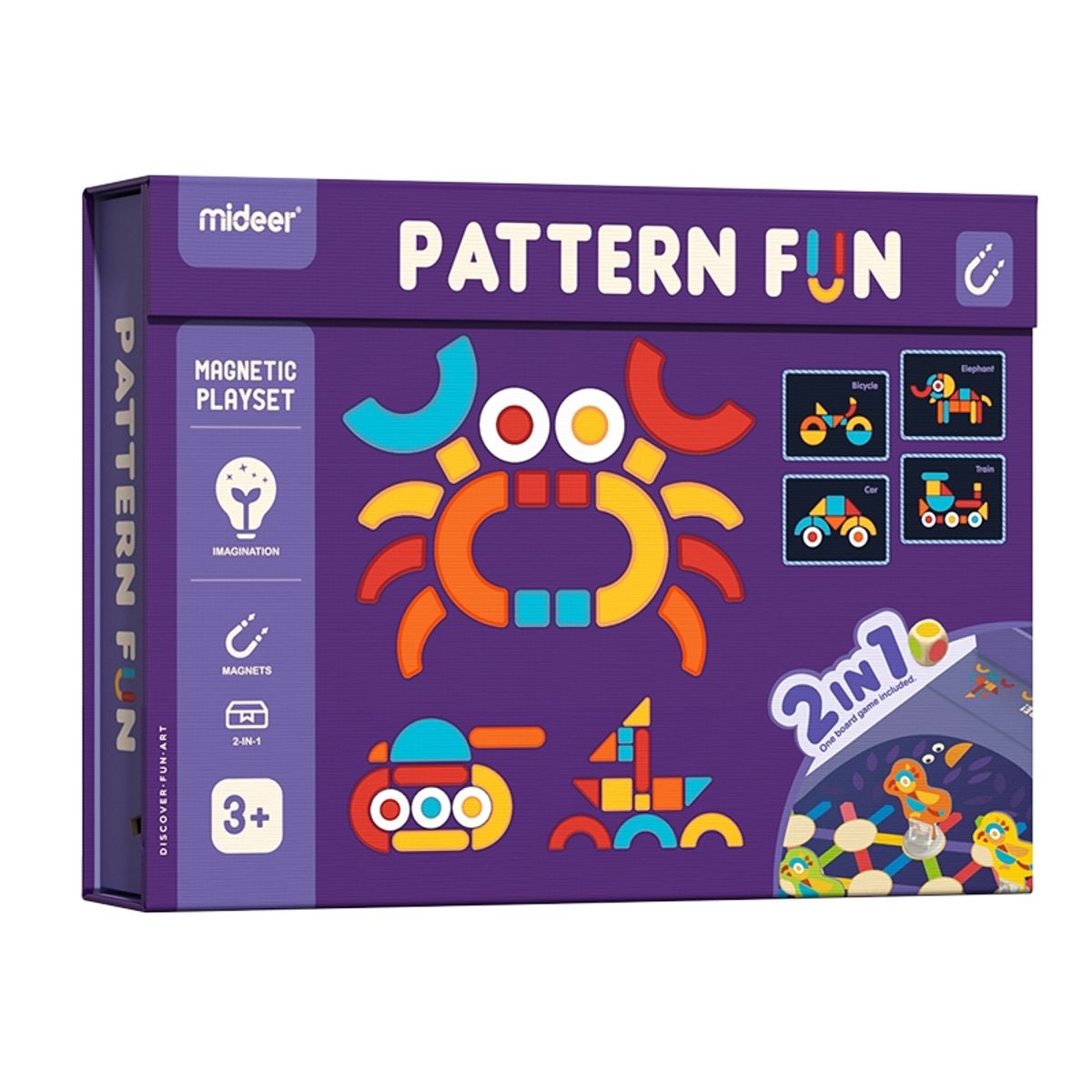 MIDEER - Juego Magnético de Patrones