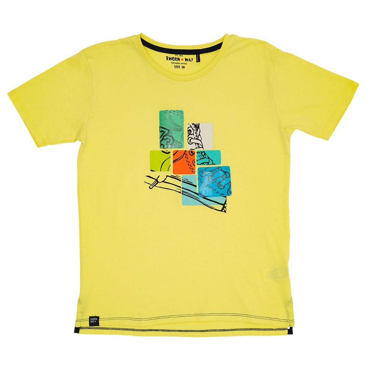 PILLIN - Polera Niño Amarillo Pillin PILLIN