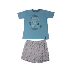 PILLIN - Pijama Niño Celeste Pillín
