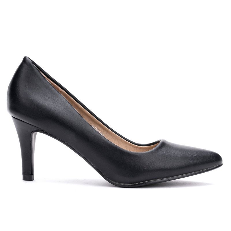 CHANCLETA - Zapato Mujer Negro Estela Chancleta
