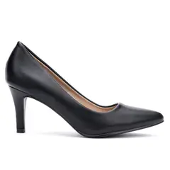 CHANCLETA - Zapato Mujer Negro Estela