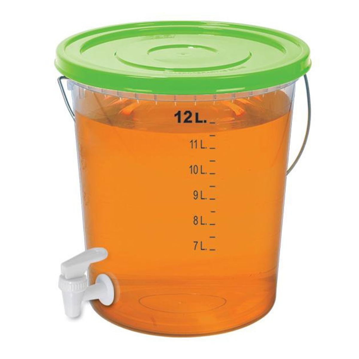 REYPLAST - Balde Dispensador Contenedor Comercial Con Grifo Caño 12 Lts