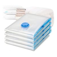 Pack 12 Bolsas Al Vacio Comprimir Ropa Ahorra Espacio 80 x 110