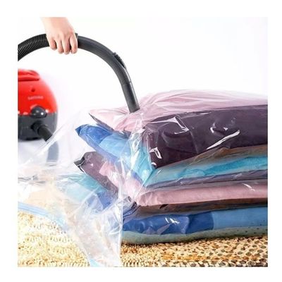 Imagen 2 del producto Pack 12 Bolsas Al Vacio Comprimir Ropa Ahorra Espacio 80 x 110
