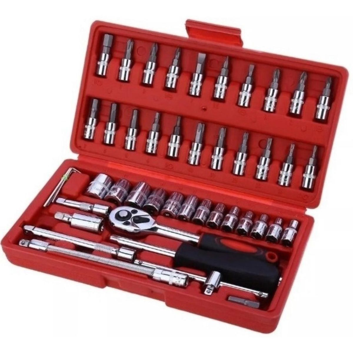 GENERICO - Juego Caja-set Dados Con Chicharra 1/4 46 Pcs