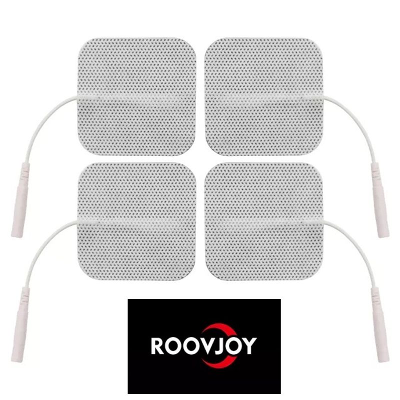 GENERICO - Electrodos Autoadhesivos TENS EMS 5x5 CM 20 almohadillas