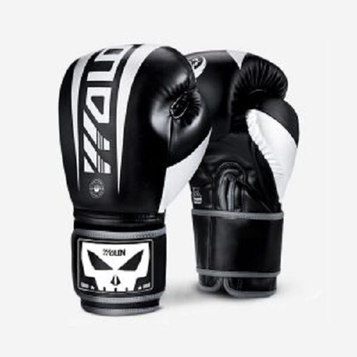 GYMHOME - Guantes de Box Wolon Negro T-10 oz