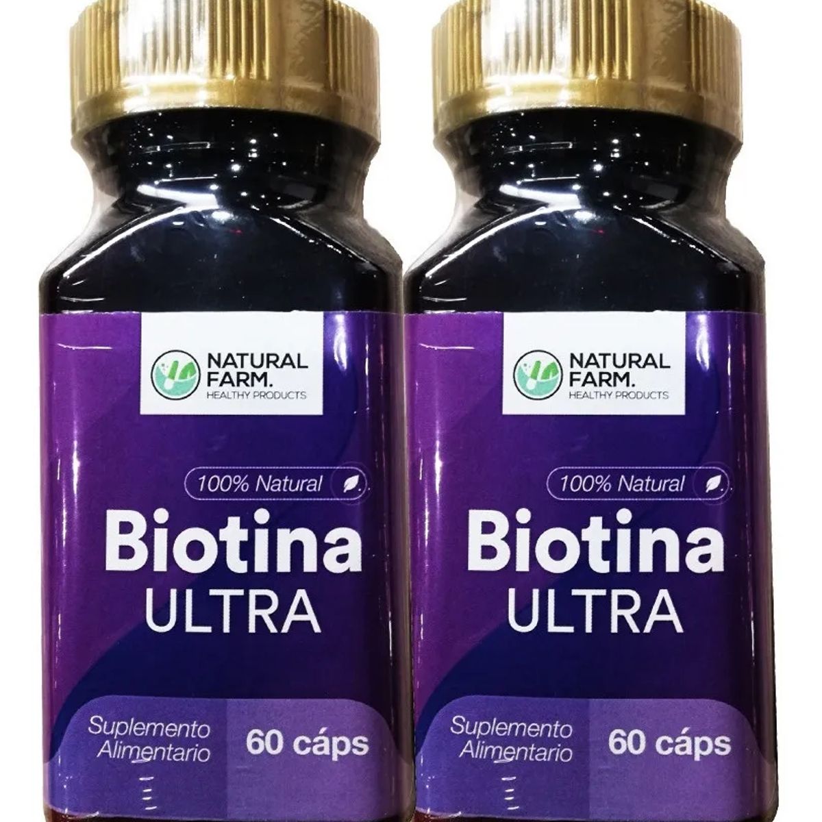 NATURAL FARM - Pack 2 Biotina Ultra Nf 2x60 Capsulas