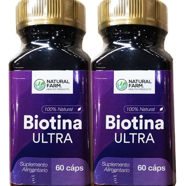 NATURAL FARM - Pack 2 Biotina Ultra Nf 2x60 Capsulas