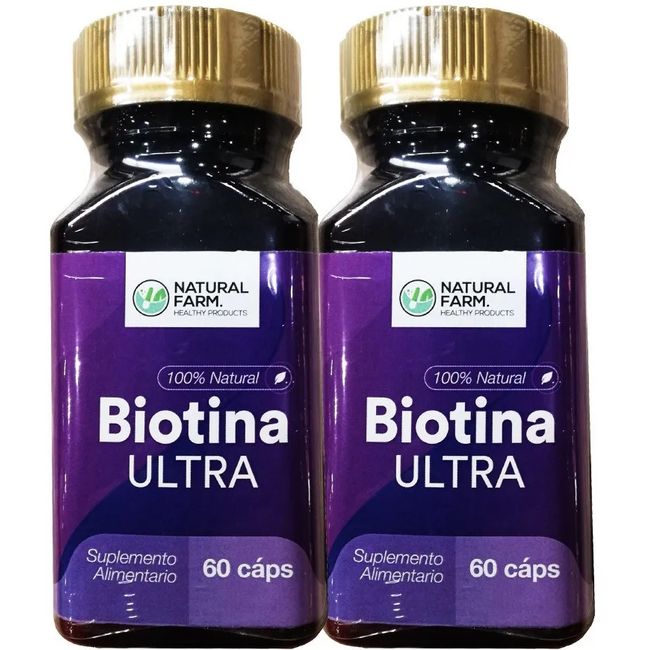 NATURAL FARM - Pack 2 Biotina Ultra Nf 2x60 Capsulas
