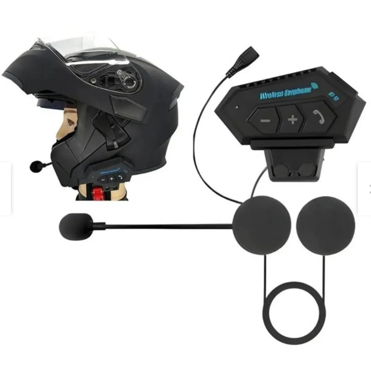 GENERICO - Intercomunicador Para Moto Bluetooth Audifono Para Casco De Moto.