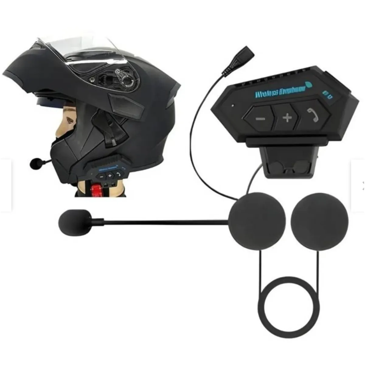 GENERICO - Intercomunicador Para Moto Bluetooth Audifono Para Casco De Moto.