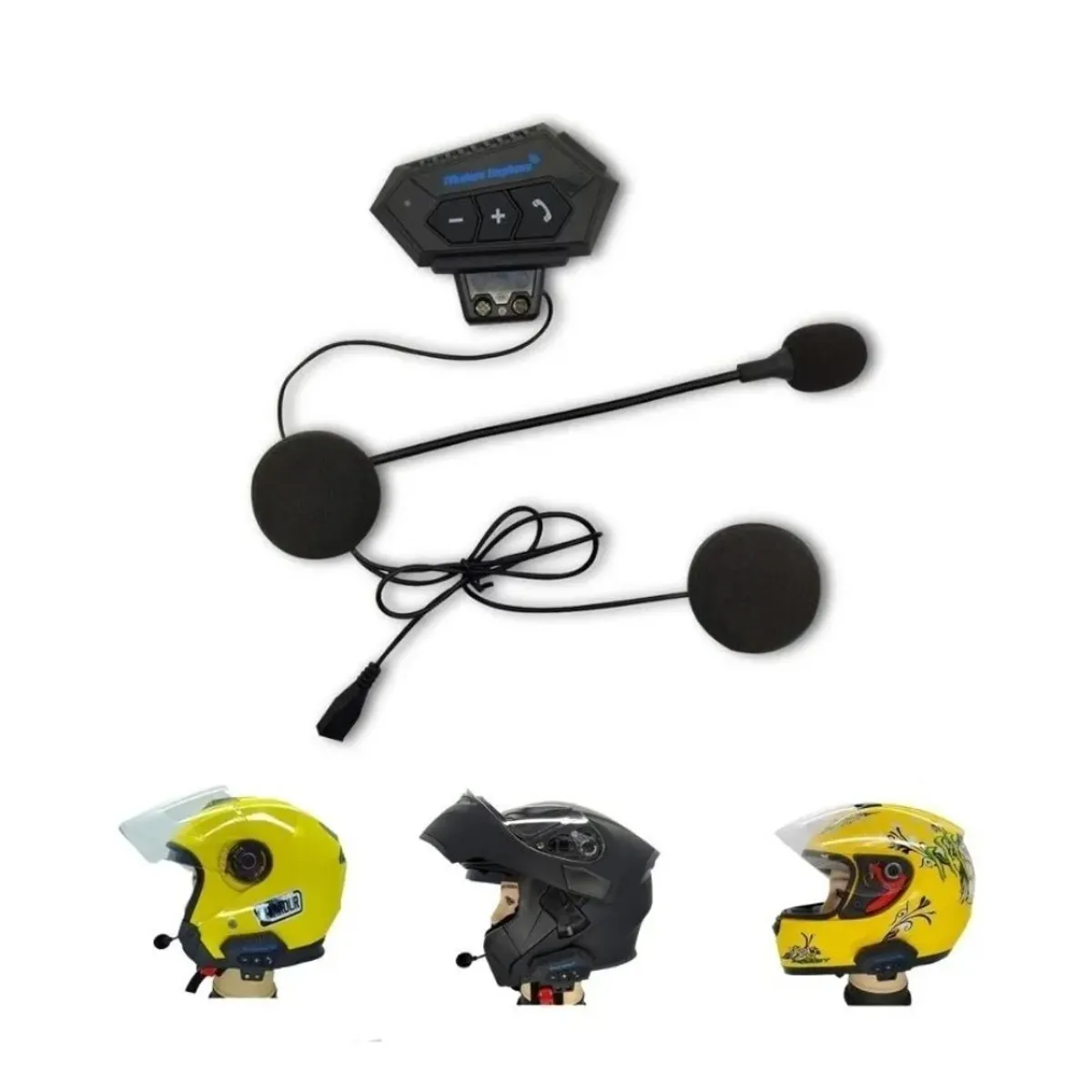 GENERICO - Intercomunicador Para Moto Bluetooth Audifono Para Casco De Moto.