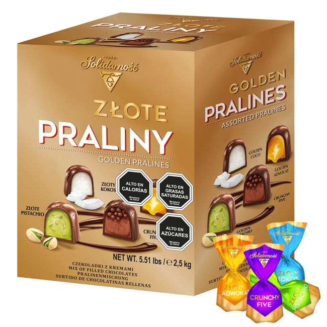SOLIDARNOSC - Bombones Chocolate Solidarnosc Caja 2.5k