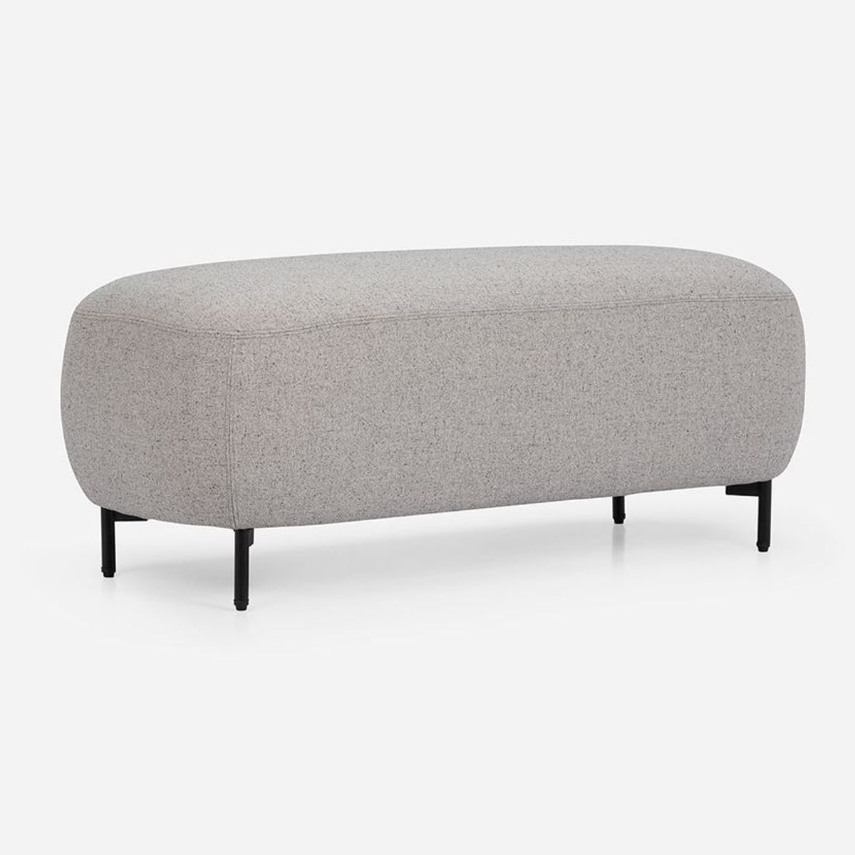 ROSEN - Pouf Rosen Grand Large Tela Ceniza