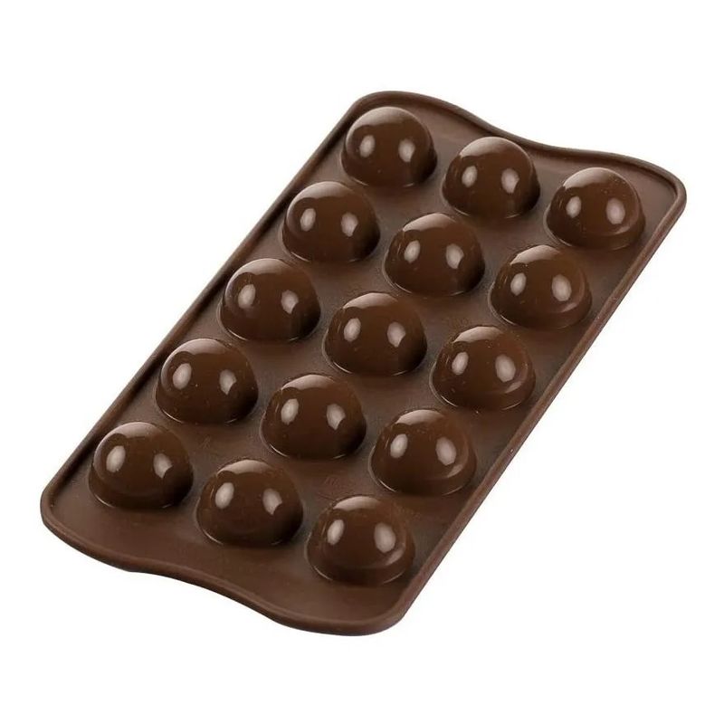 GENERICO - Moldes De Chocolate Moldes Chocolate Silicona 15 Esfera