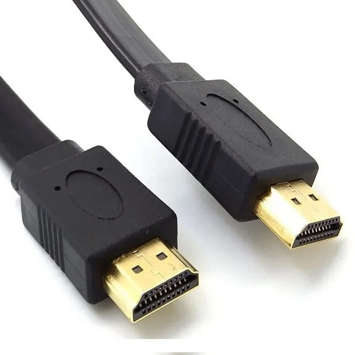 GENERICO - CABLE HDMI 3 MTS. M/M, V. 1.4, PLANO, CONEC. BAÑO ORO