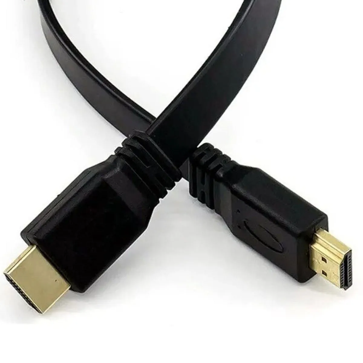 GENERICO - CABLE HDMI 3 MTS. M/M, V. 1.4, PLANO, CONEC. BAÑO ORO