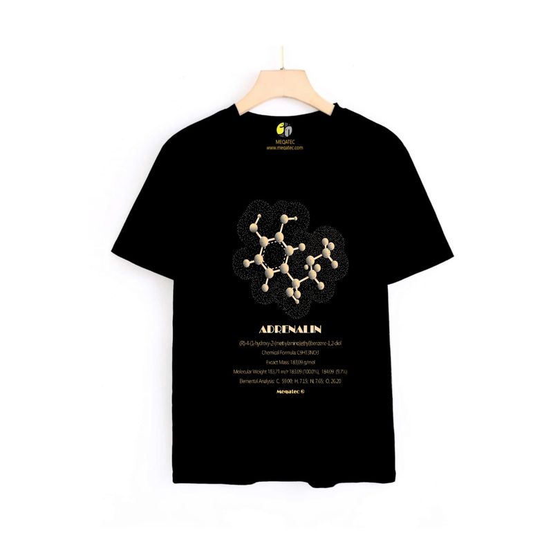 MEQATEC - POLERAS  NEURO-TRANSMISOR ADRENALINA UNISEX
