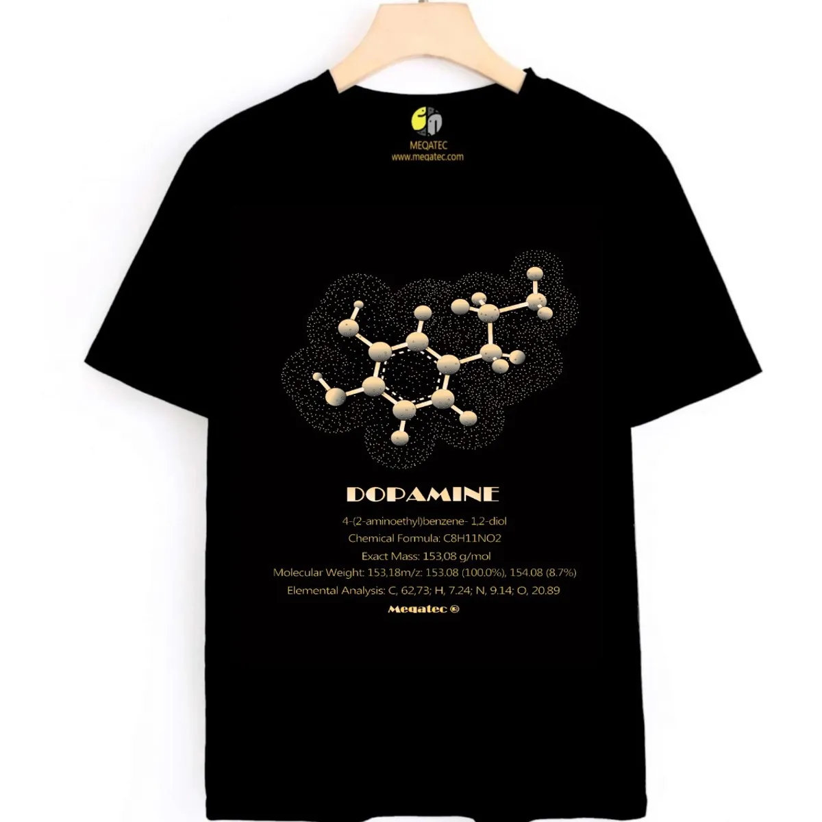 MEQATEC - POLERAS  NEURO-TRANSMISOR DOPAMINA UNISEX